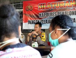Giat Kapolres Pekalongan Undang Pelajar Dan Warga Papua Di Kab Pekalongan Untuk Makan Siang Bersama