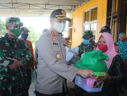 Dandim Dan Kapolres Berikan Bantuan