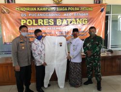 Polres Bersama Kodim Batang Bangun Kampung Siaga Lawan Covid-19
