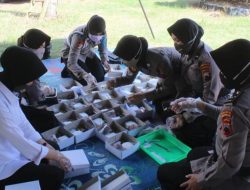 Jelang HUT Bhayangkara Ke 74, Tiga Pilar Bersatu Mendirikan Dapur Umum Bantu Warga Terdampak Covid -19