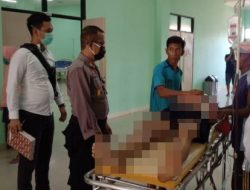 Jatuh,Tersengat Listrik Seorang Pekerja Proyek Dilarikan Ke Puskesmas