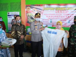 Kapolres Batang Bentuk Kampung Tangguh Nusantara Candi Untuk Antisipasi Penyebaran Covid -19
