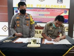 Polres Pekalongan Dan BPN Lakukan MoU Terkait Program PTSL
