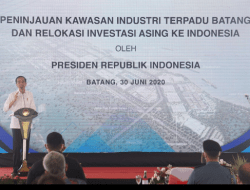 Presiden Ir Joko Widodo Tinjau Kawasan Industri Di Batang Jateng