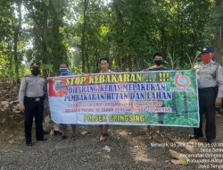Giat Polsek Gringsing Patroli Cegah Karhutla