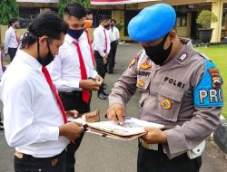 Gaktiplin Propam, Tertibkan Sikap Dan Tampang Anggota Polres Pekalongan l