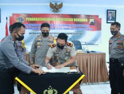 Kapolres Batang Bersama BPN Melakukan MoU Terkait Dengan PTSL