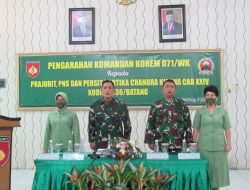 Danrem WijayaKusuma Kunker Perdana Ke Kodim Batang