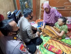 Peduli, Kapolres Batang Bantu Kursi Roda Warga Tidak Mampu