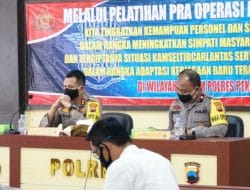 Kapolres Pekalongan Buka Lat Pra Ops Patuh Candi 2020