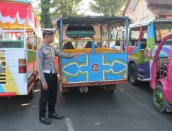 OPC 2020,Sat Lantas Polres Pekalongan Tindak Tegas Kereta Kelinci Yang Nekat Beroperasi