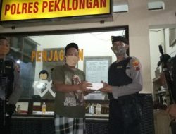 Sempat Buat Gempar Penjagaan Polres, Penjual Cilok malah Dapat Apresiasi Dari Kapolres Pekalongan