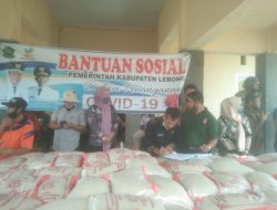 Serah Terima Bantuan Dari Dinsos Ke Kecamatan Pelabai