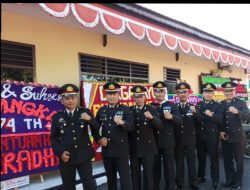 Kapolsek bermani ulu Ikuti Tasyakuran Hari Bhayangkara ke 74