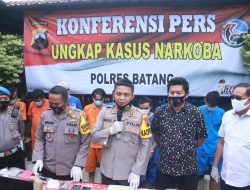 Polres Batang Ungkap 9 Tindak Pidana Narkotika