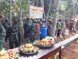 Karya Bakti Mandiri Kodim Batang, Jaga Budaya Gotong Royong Bangun Desa