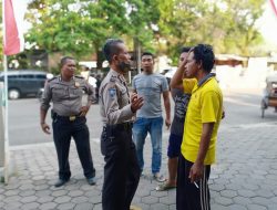 Kapolsek Pekalongan Utara Bersama Koramil Berdayakan Anggota Ajak Masyarakat Disiplin Terapkan Protokol Kesehatan