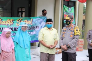 Peringati HUT Lalu Lintas Ke 65,Polres Pekalongan Gelar Bakti Sosial Ke Panti Asuhan