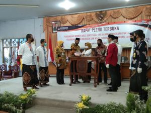 Kapolres Pekalongan Kota Pimpin Pengamanan Tahapan Undian Paslon Walikota Dan Wakil Walikota Pilkada Ta 2020