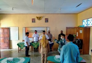 Kapolsek Blado Ajak Warga DesaGerlang Untuk Patuhi Protokol Kesehatan