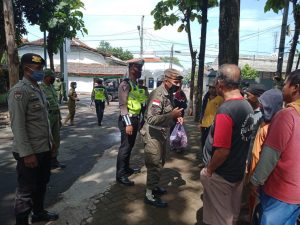 Sinergitas Polri-TNI Bersama Satpol-PP Gencar Sosialisasi Prokes Dan Penertiban Disiplin Penggunaan Masker