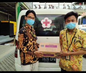 PMI Kota Tangerang Terima Bantuan Susu Dari PT FFI