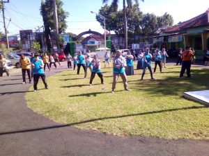 Melaui Germas Dengan Giatkan Olahraga Bersama