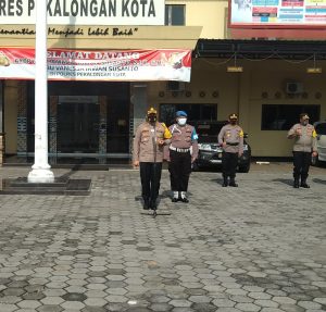 Antisipasi Penyebaran Covid-19, Kapolres Pekalongan Kota Instruksikan Jajarannya Terapkan SOP Prokes
