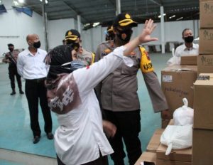 Kapolres Pekalongan Beserta Jajarannya Cek Kantor Bawaslu, KPU Dan Gedung Logistik