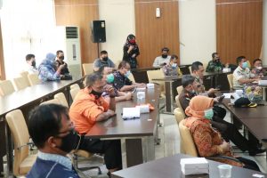 Giat Kapolres Pekalongan Kota Paparkan Penanganan Covid-19 Kepada LO Satgas Covid-19 Dan BNPB Pemerintah Pusat