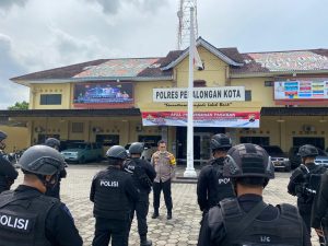 Lepas BKO Brimob Polda Jateng, Kapolres Pekalongan Kota Imbau Tak Ada Konvoi Kemenangan Selesai Pemungutan Dan Penghitungan Suara