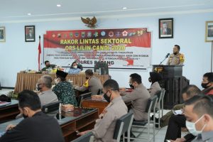 Menjelang Nataru, Polres Batang Gelar Rakor Linsek Ops Lilin Candi 2020