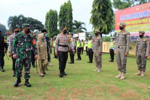 Wabup Pekalongan Pimpin Apel Gelar Pasukan Ops Lilin Candi 2020