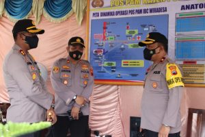 Pastikan ,  Kapolres Pekalongan Cek Kesiapan Pos Ops Lilin Candi 2020