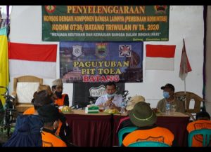 Komsos, Dandim Batang Gowes Bareng Komunitas Sepeda Onthel