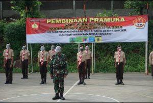 Tingkatkan Kreativitas, Kodim Batang Berikan Piagam Penghargaan Dan Latihan Perkenalan Krida Kepada Peserta Pramuka Saka Wira Kartika Berprestasi