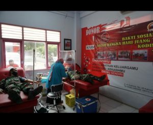 Peringati Hari Juang TNI-AD, Kodim Batang Gelar Baksos Donor Darah