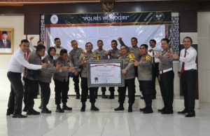 Raih WBK, Polres Wonogiri Dari Menteri PANRB