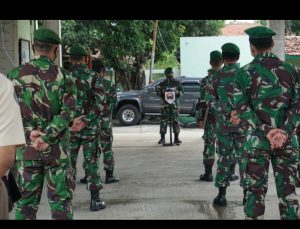 Gelar Upacara Pelepasan , Dandim Batang Pimpin Korps Raport Personil Pindah Satuan