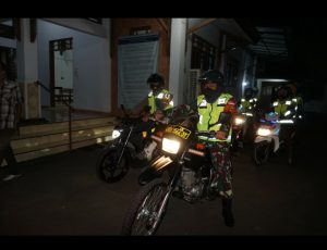Patroli Bersama, Dandim Bersama Forkopimda Pada Malam Nataru Secara Sederhana