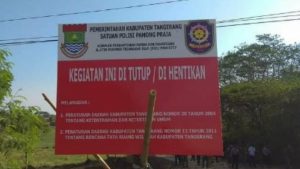 Terkait Galian C Dikampung Kandang Gede, Yang Semula Ditutup Satpol PP