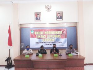 Hadiri, Danramil 03 Serengan Rakor Lintas Sektoral Bersama Muspika