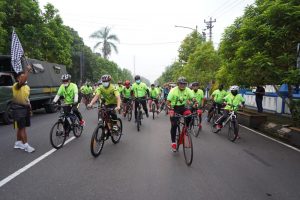 Jaga Imunitas, Wijayakusuma Gowes Dan Patroli Wilayah Sarana Berolahraga