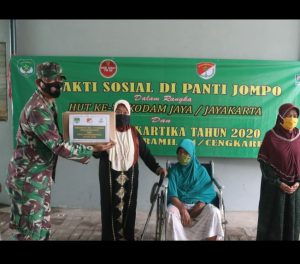 Bati Tuud Koramil 04/CK Dampingi Pasi Intel Kodam 0503/ JB Baksos HUT Kodam Jaya Ke 71