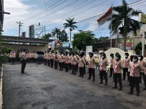 Tekankan Disiplin Prokes, Ini Yang Disampaikan Aiptu Budi Nuryanto Pada Anggota Saka Bhayangkara