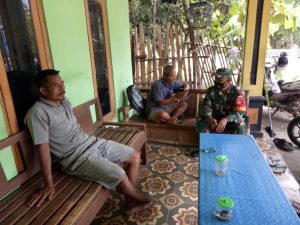 Imbau, Babinsa : Hati-Hati Musim Penghujan Bikin Imunitas Menuru