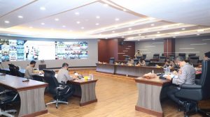 Rapat, Kabarhakam Dampingi Kapolri Persiapan PPKM Skala Mikro