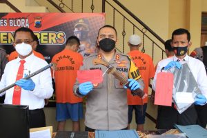 Beraksi Di Lima TKP berbeda,  3 Orang Pelaku Curat Akhirnya Dibekuk Satreskrim Polres Blora