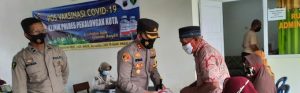 Kapolres Pekalongan Kota Tinjau Langsung Pelaksanaan Vaksinasi Covid-19