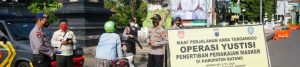 Ops Yustisi Disiplinkan Warga Patuhi Prokes